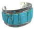 Authentic Sterling Silver Turquoise Southwest Heavy Bracelet VX60822